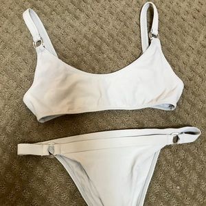 pacsun blue grey bikini xs